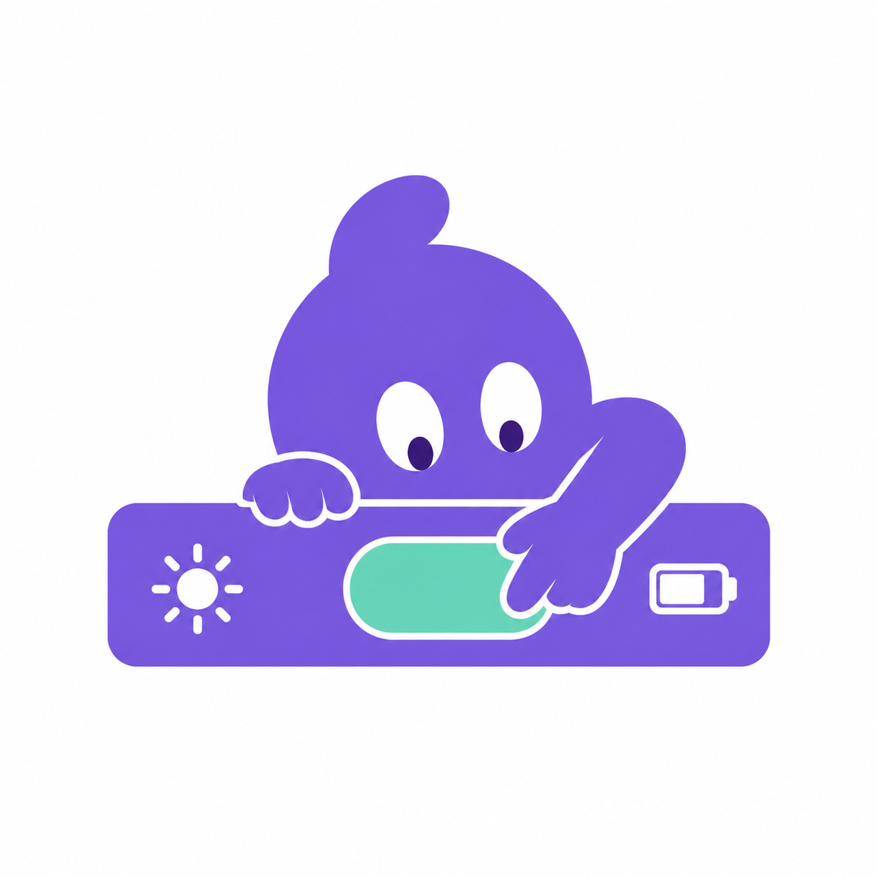 MenuSprite flat logo on white